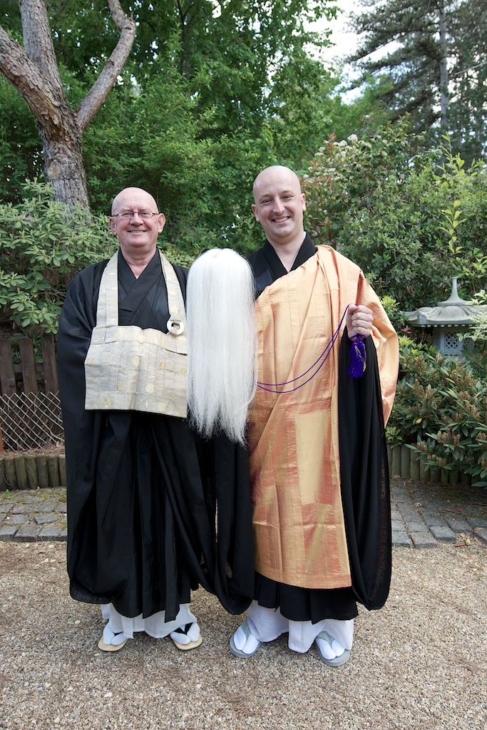 Majster Sando Kaisen a Tomasz Dąbrowski, mních Keiji